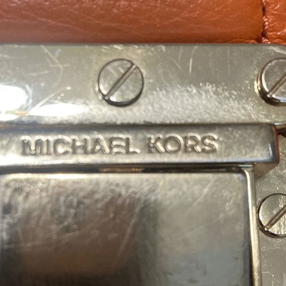 MICHAEL Michael Kors ' Charlton' Orange Crossbody with‎ Gold Hardware